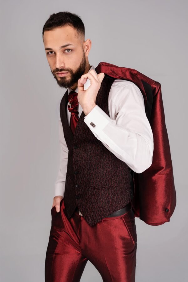 Conjunto Elegante Burdeos - Imagen 10
