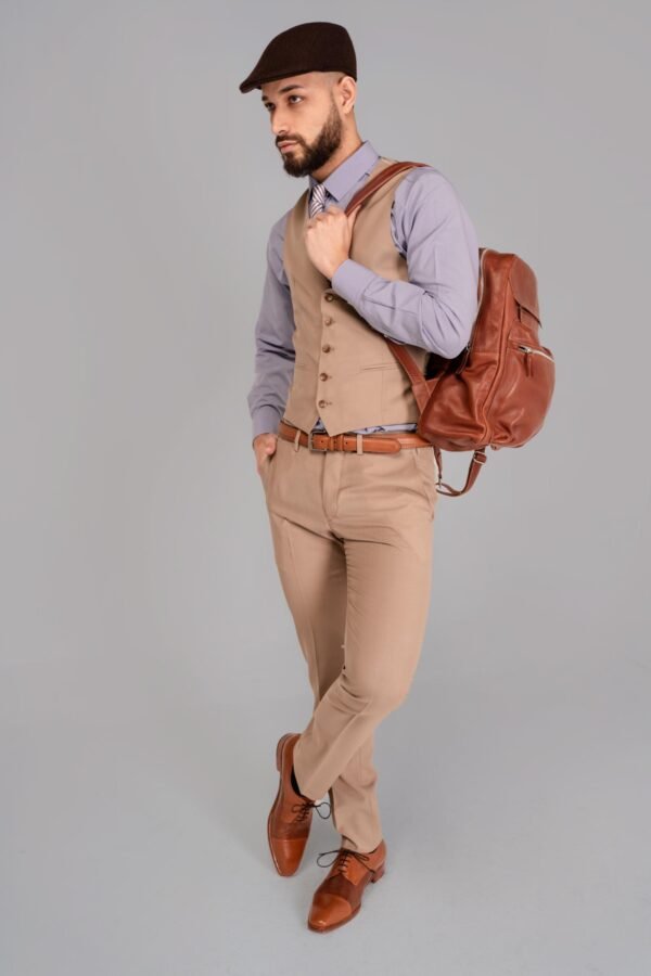Traje Beige Claro - Imagen 4