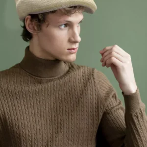 Boina vintage color beige